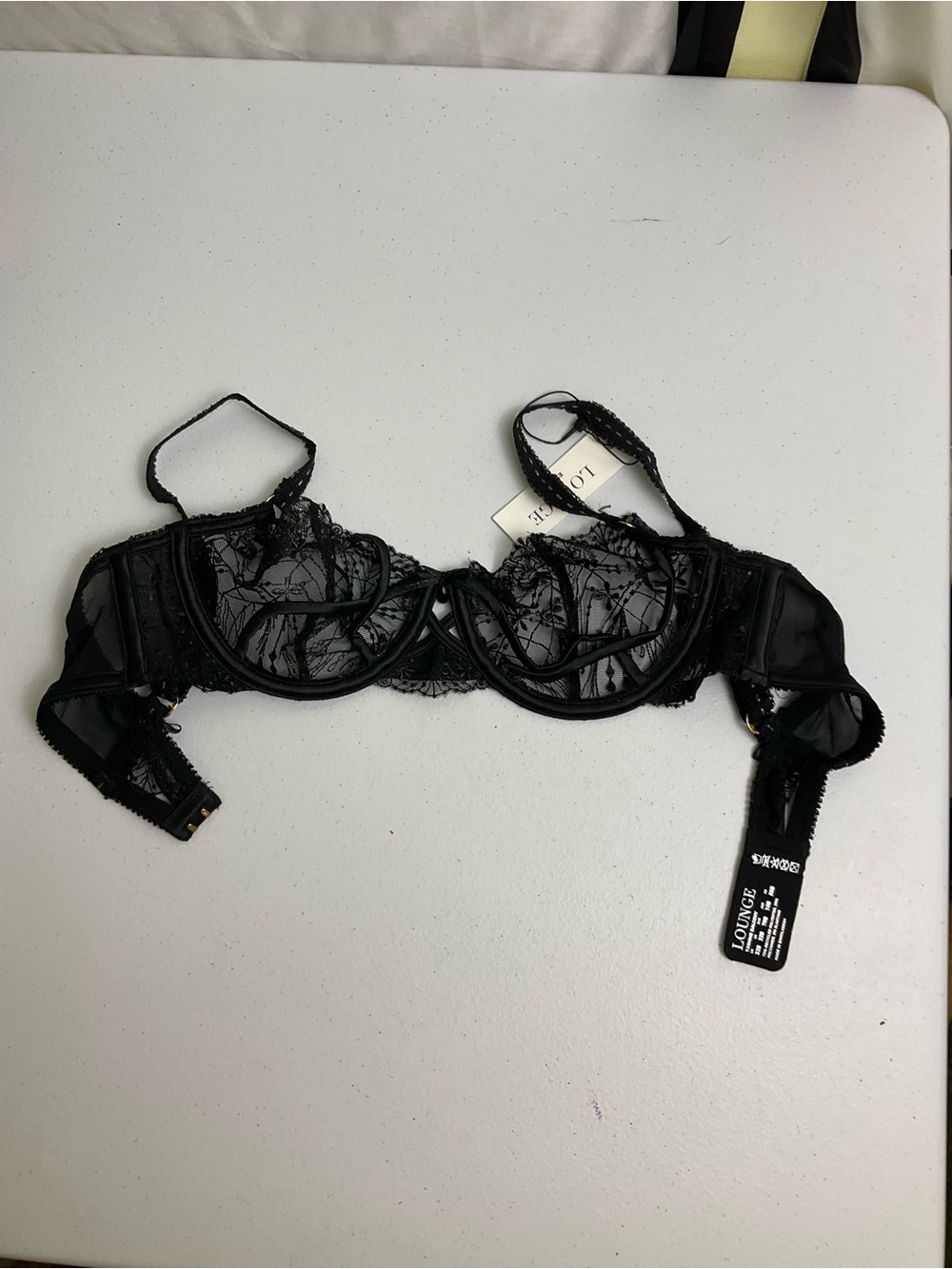 Yasmina Plunge Bra - Black